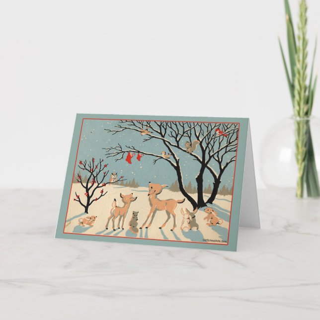 Vintage Christmas Card (Front)