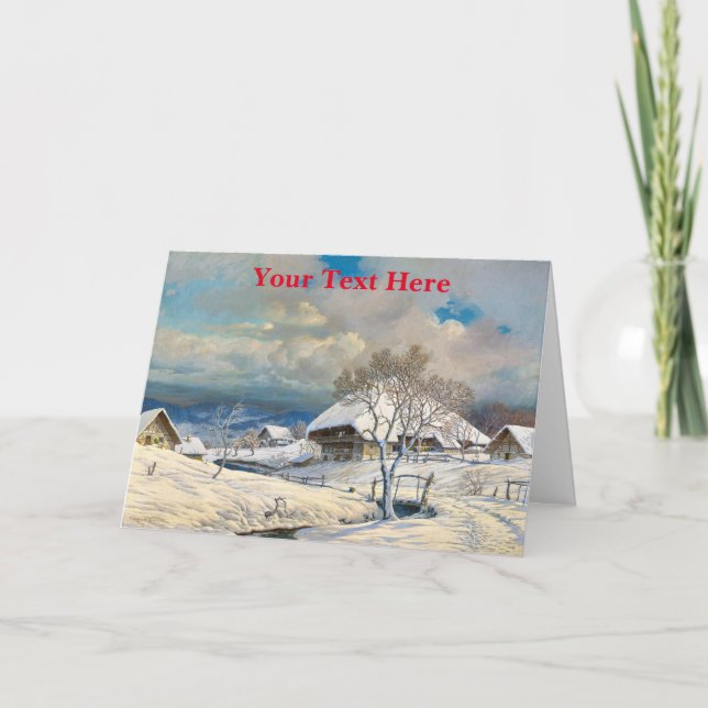 Vintage Christmas card (Front)