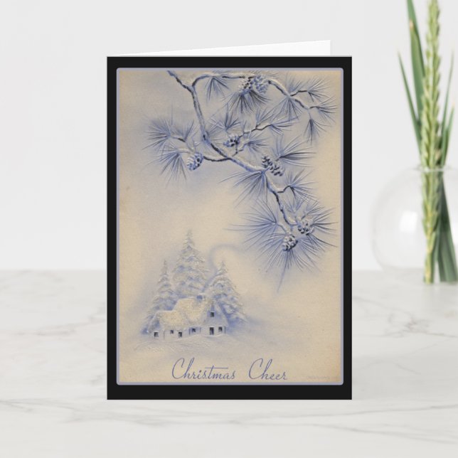 Vintage Christmas Card (Front)