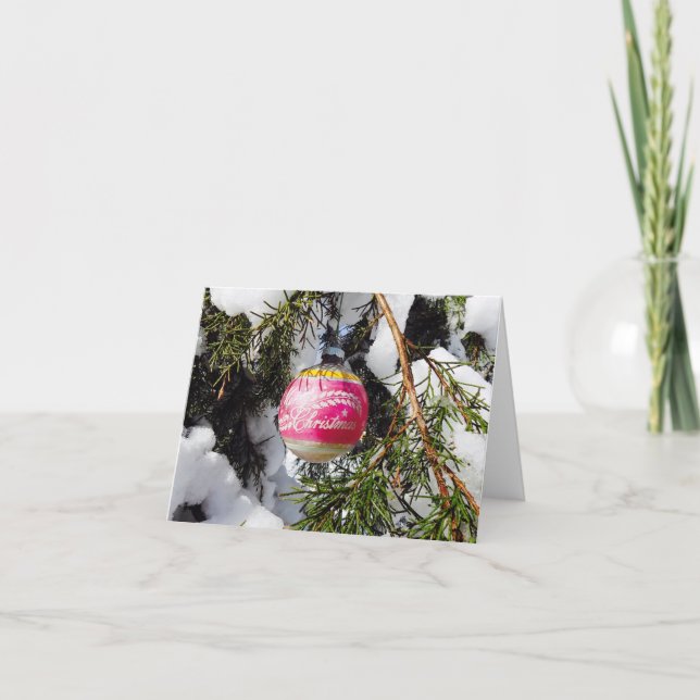 Vintage Christmas Card (Front)