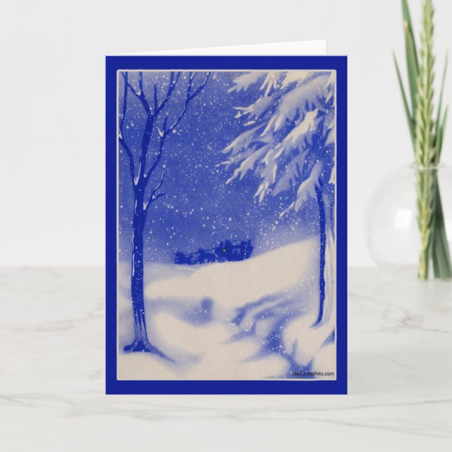 Vintage Christmas Card (Front)