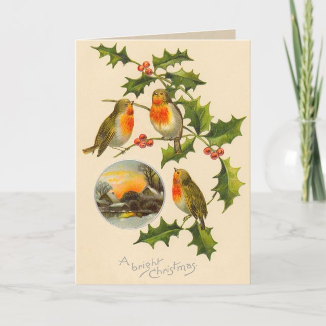 Vintage Christmas Card (Front)