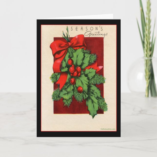 Vintage Christmas Card (Front)