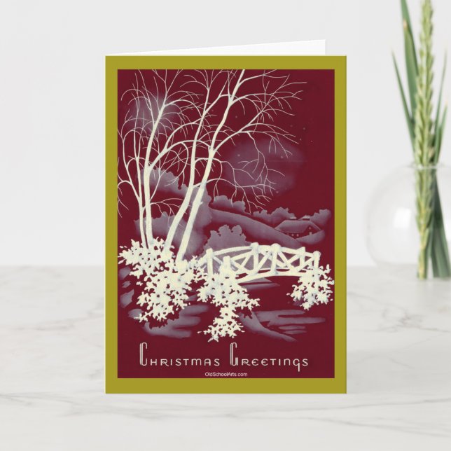 Vintage Christmas Card (Front)
