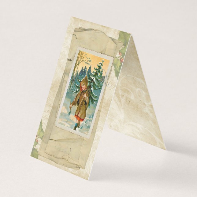 Vintage Christmas Card (Front)