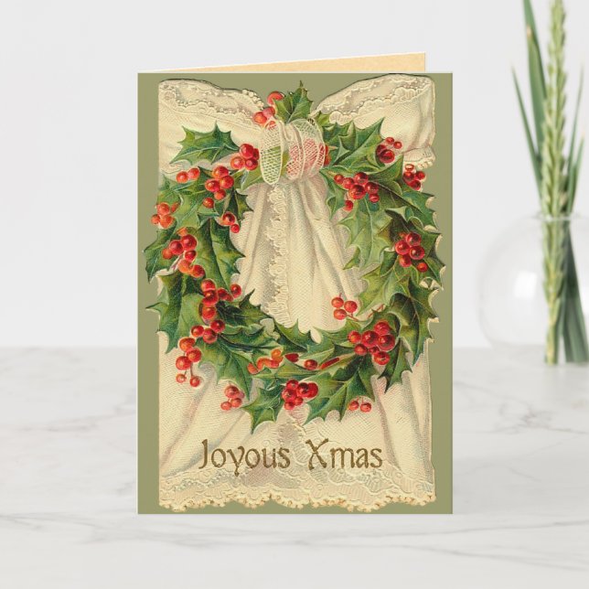 Vintage Christmas Card (Front)