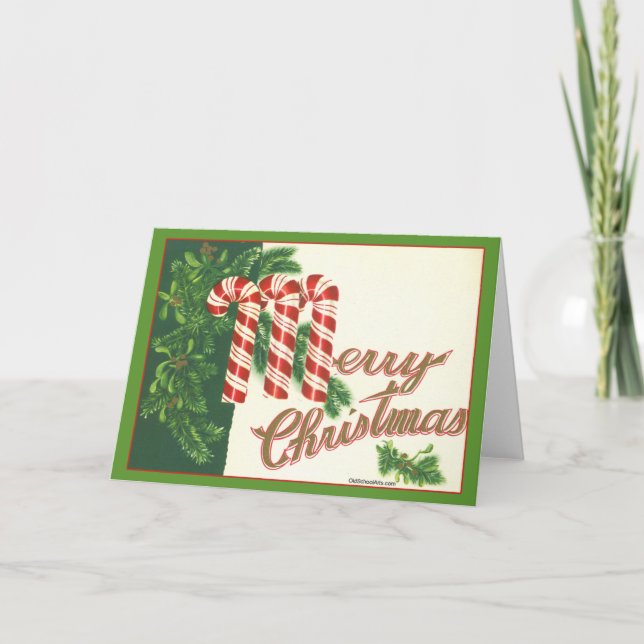 Vintage Christmas Card (Front)