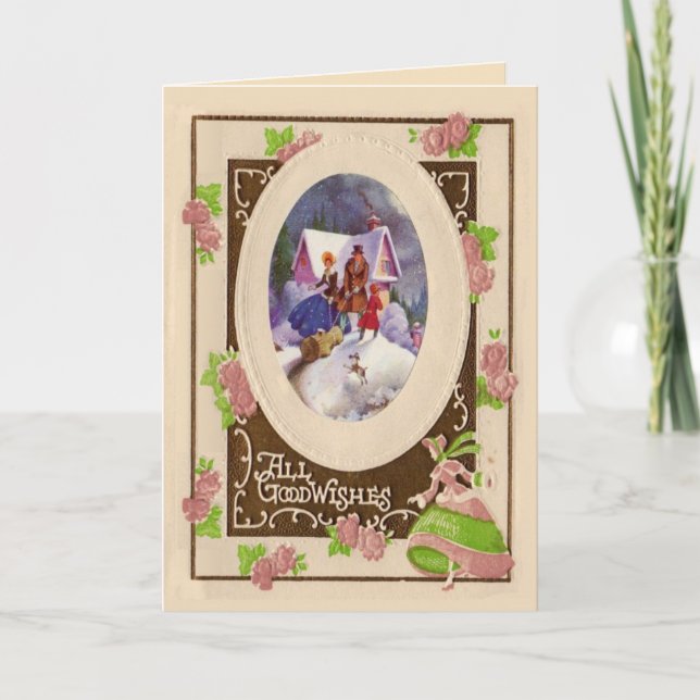 Vintage Christmas card (Front)