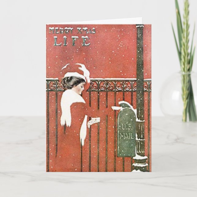 Vintage Christmas Card (Front)