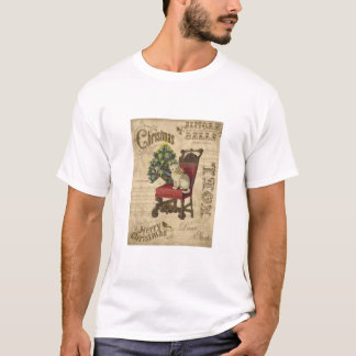 Vintage Christmas Cat T-Shirt