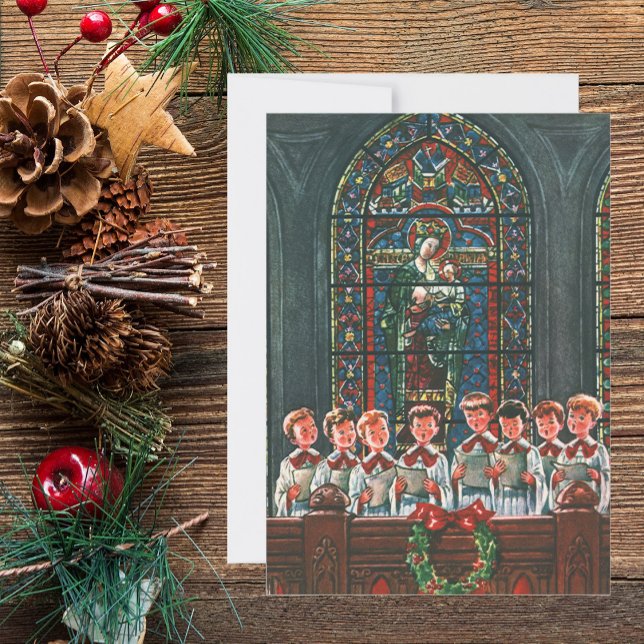 Vintage Christmas Children Sing Choir Invitation (Creator Uploaded)