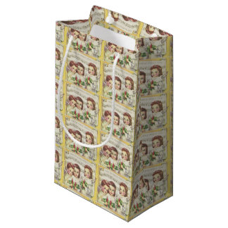 Vintage Christmas Choir Small Gift Bag