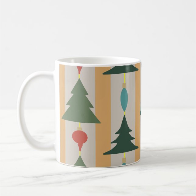 Vintage Christmas Coffee Mug (Left)