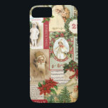 VINTAGE CHRISTMAS COLLAGE iPhone 8/7 CASE<br><div class="desc">Modern Vintage Christmas collage made up of old fashioned holiday postcards.</div>