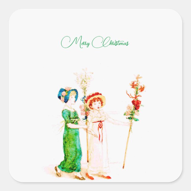 Vintage Christmas custom Gift Tags (Front)