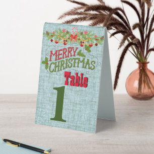 Vintage Christmas Custom Numbered