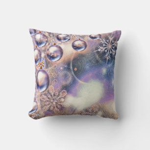 Vintage Christmas Decorations Ornaments Cushion
