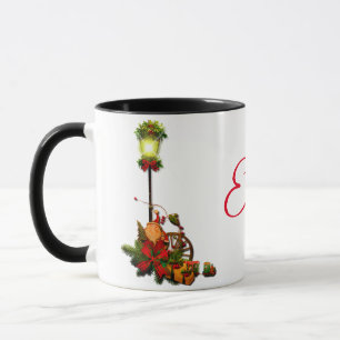 Vintage Christmas Decorations Ornaments Mug
