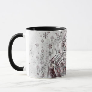 Vintage Christmas Decorations Ornaments  Mug