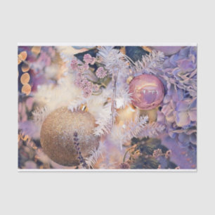 Vintage Christmas Decorations Ornaments Tissue Paper