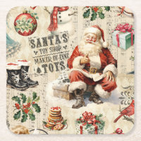 Vintage Christmas Decoupage
