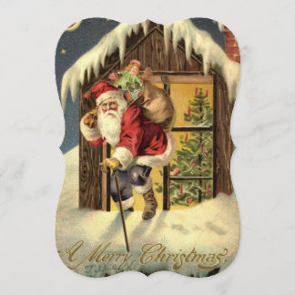 Vintage : Christmas dinner invitation -