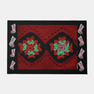 Vintage Christmas Doormat