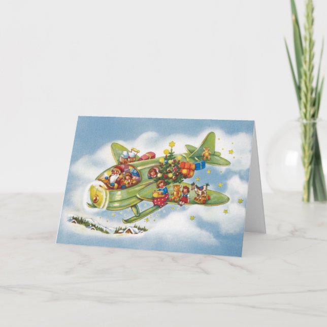 Vintage Christmas, Easy to Customise Cards (Front)