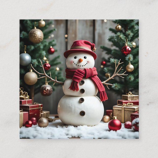 Vintage Christmas - Enclosure Card (Front)