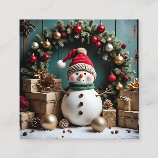 Vintage Christmas - Enclosure Cards (Front)