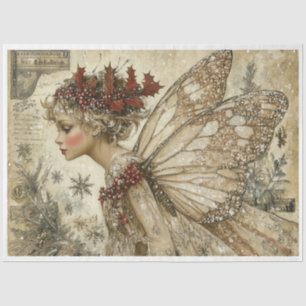 Vintage Christmas Fairy Tissue Paper