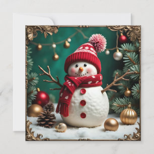 Vintage Christmas - Flat Card