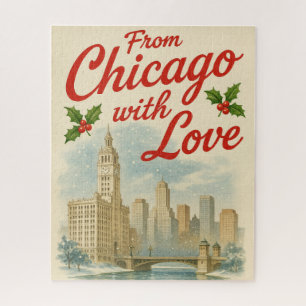 Vintage Christmas – From Chicago With Love  Jigsaw Puzzle