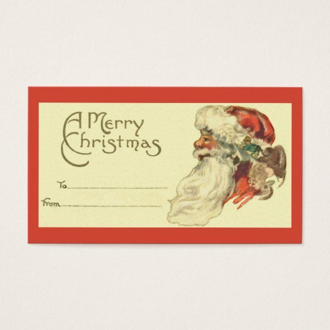 Vintage Christmas Gift Tag (Front)