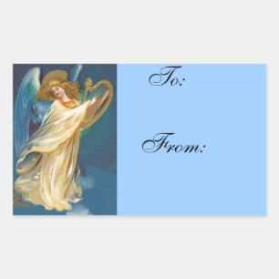 Vintage Christmas Gift Tag Sticker