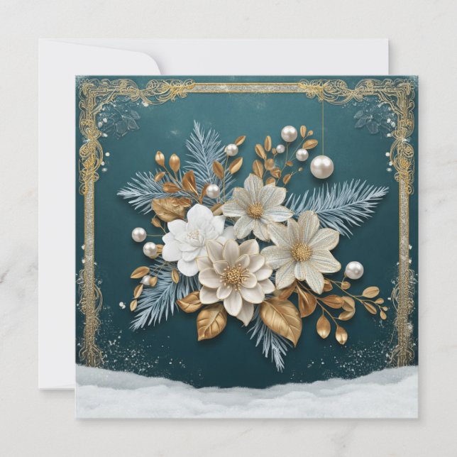 Vintage Christmas Greeting Card (Front)