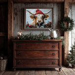 Vintage Christmas Highland Cow Decoupage  Tissue Paper<br><div class="desc">Celebrate the spirit of the holidays with this charming vintage Christmas Highland cow decoupage tissue paper. Featuring a festive Highland cow in a rustic Christmas scene, this tissue paper is perfect for a variety of seasonal crafting projects, including junk journalling, scrapbooking, holiday DIY decor, and unique Christmas gift wrapping. The...</div>