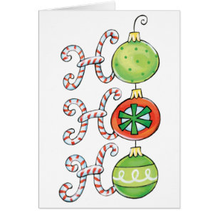 Vintage Christmas, HO HO HO! Candy Canes Ornaments