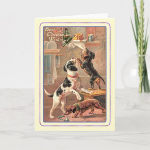 Vintage Christmas Holiday Card