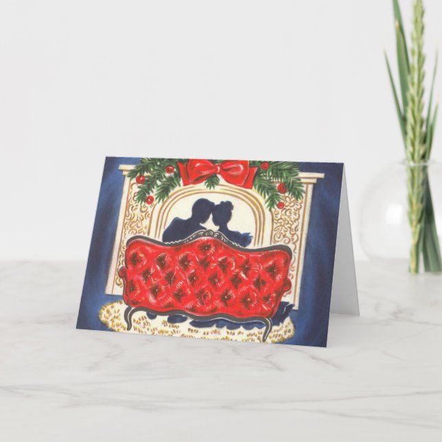 Vintage Christmas Holiday Card (Front)