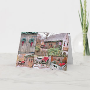 Vintage Christmas Holiday Card