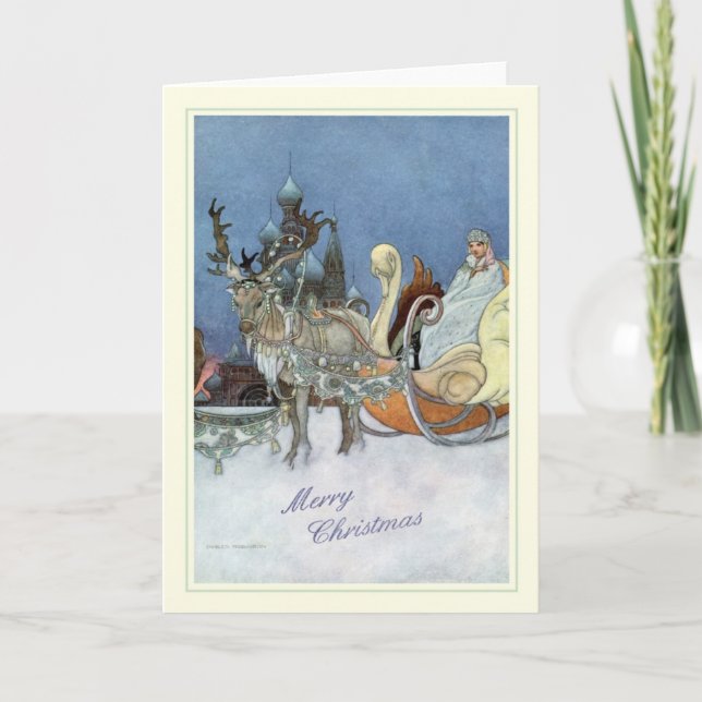 Vintage Christmas Holiday Card (Front)