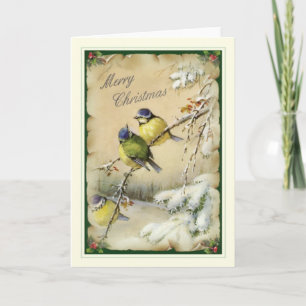 Vintage Christmas Holiday Card