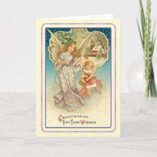 Vintage Christmas Holiday Card