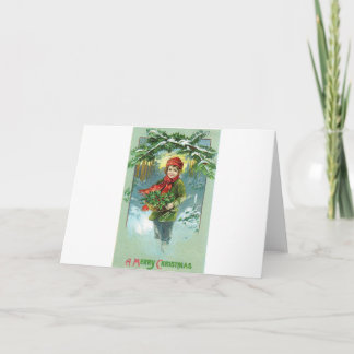 Vintage Christmas Holiday Card