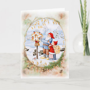 Vintage Christmas Holiday Card