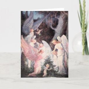 Vintage Christmas Holiday Card