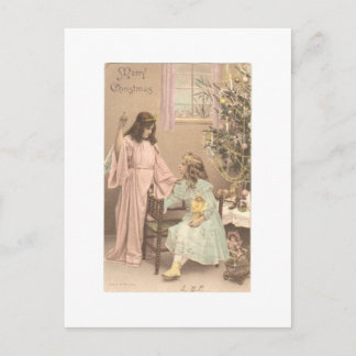 Vintage Christmas Holiday Postcard