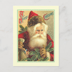 Vintage Christmas Holiday Postcard