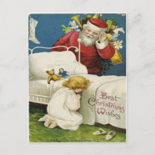 Vintage Christmas Holiday Postcard